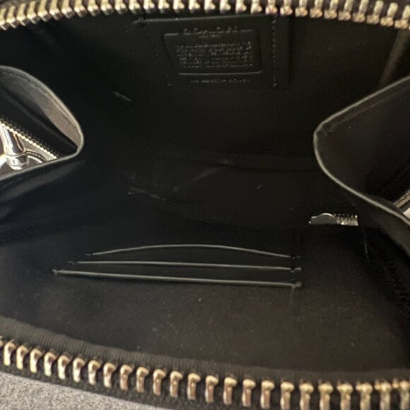 NWT Coach Outlet | Stanton Crossbody Bag | Black Jacquard - Picture 6 of 7